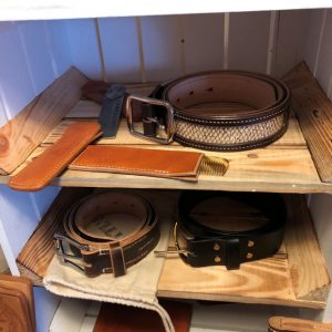 »Ich verwende grundsätzlich kein Exotenleder. Was hier eingearbeitet ist, ist Lachsleder.«